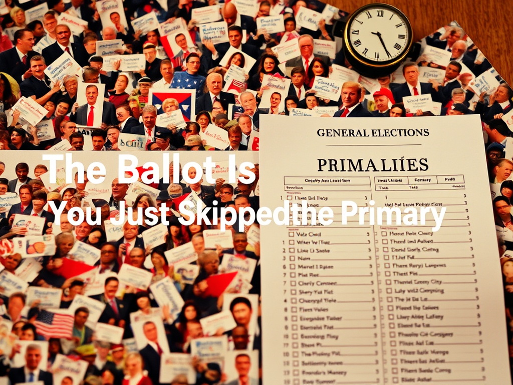 The Ballot Isn’t Broken. You Just Skipped the Primary.